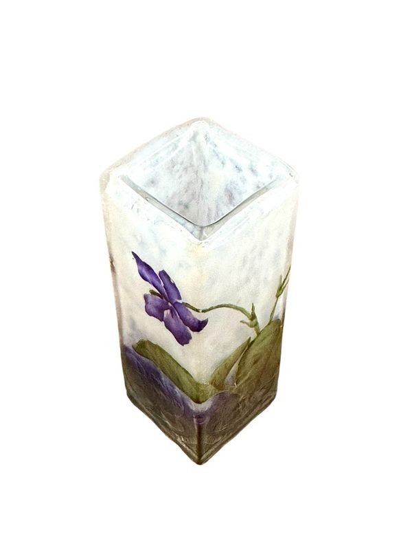 Daum Nancy Vase Art Nouveau "Violettes"