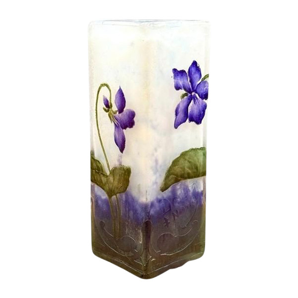 Daum Nancy Vase Art Nouveau "Violettes"