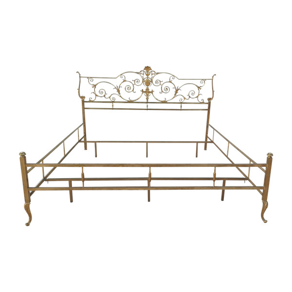 Louis XV brass bed