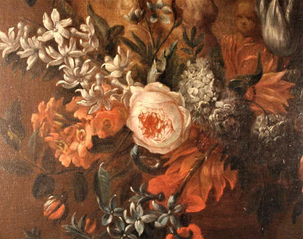 Sconto 25% fino al 30.11 - VAN Der BEKEN - Vaso Di Fiori - Olio Su Tela - 1730 circa