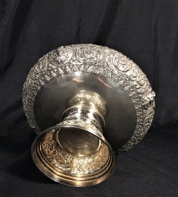 25% discount until 30.11 - Important Silver Cup - Napoleon III Period - 19th