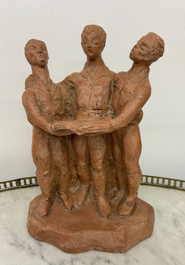 Terracotta sculpture “The choristers” 1930