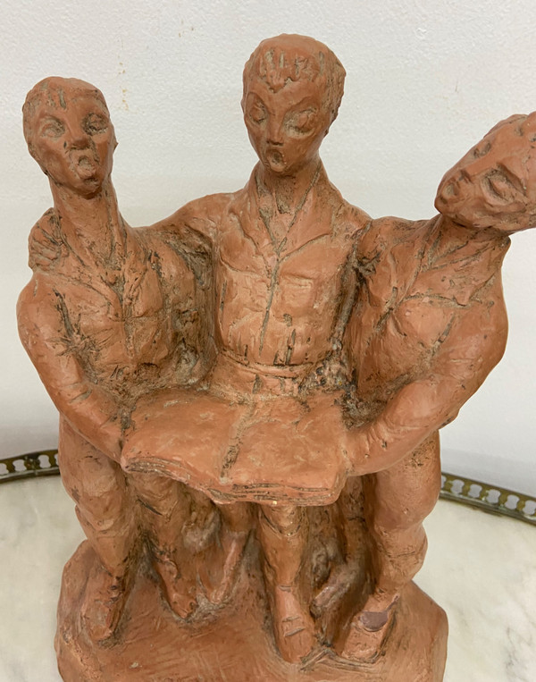 Terracotta sculpture “The choristers” 1930