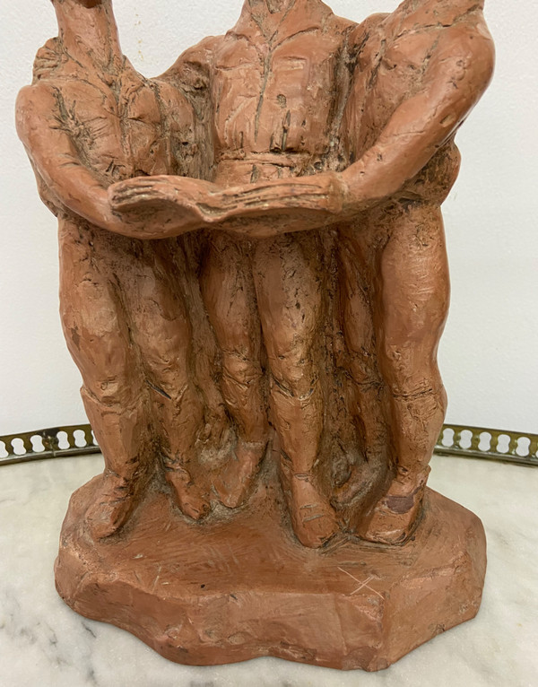 Terracotta sculpture “The choristers” 1930