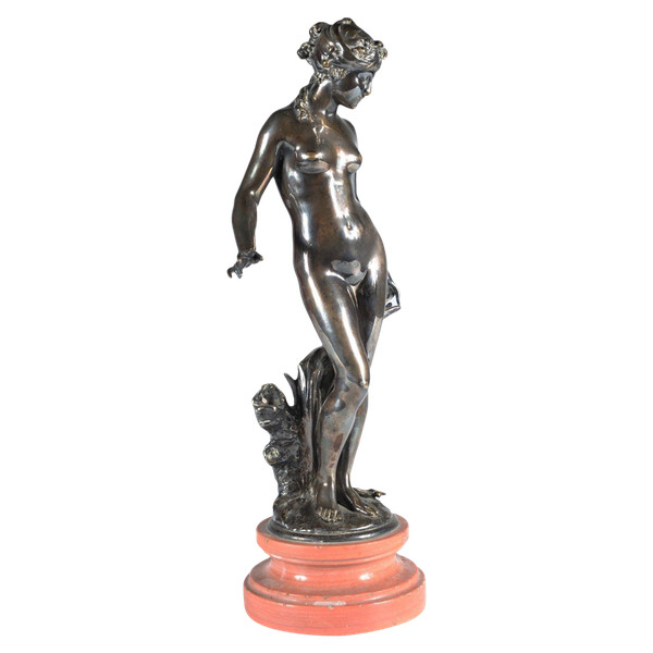 Remise 25\% - Le Réveil de la nature - Statuette en bronze argenté –