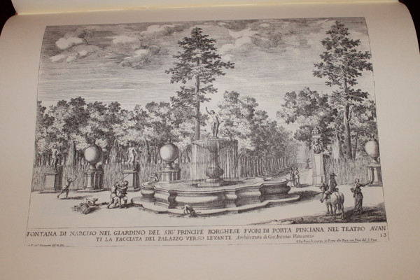 The fountains of Rome illustrated collection based on the 107 engravings by G. Falda "Fontane di Roma"