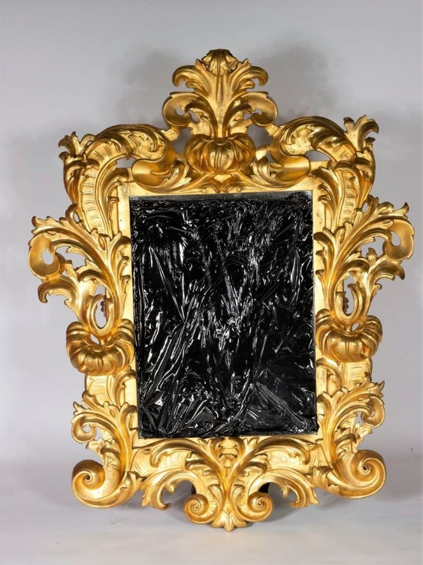 REMISE 25\% - Beau Miroir Italien En Bois Doré - Epoque XIXème