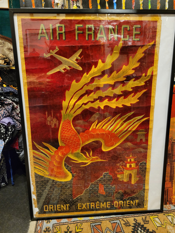 Air France Far East original poster