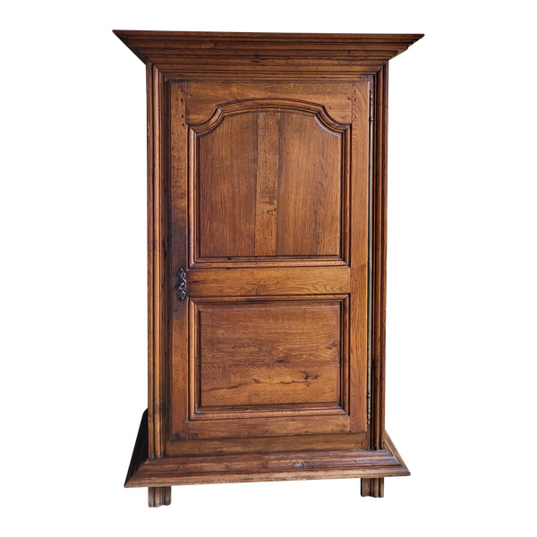 Armoire / Bonnetière Louis XIII en chêne / XVIIIème