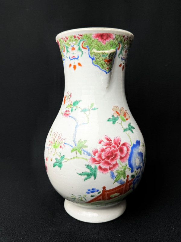 Verseuse en Porcelaine de Chine Compagnie Indes Famille rose période Qianlong  