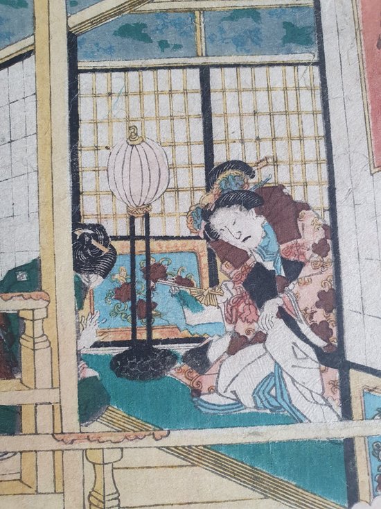 Utagawa Toyokuni , Estampe Japonaise , XIX°. 