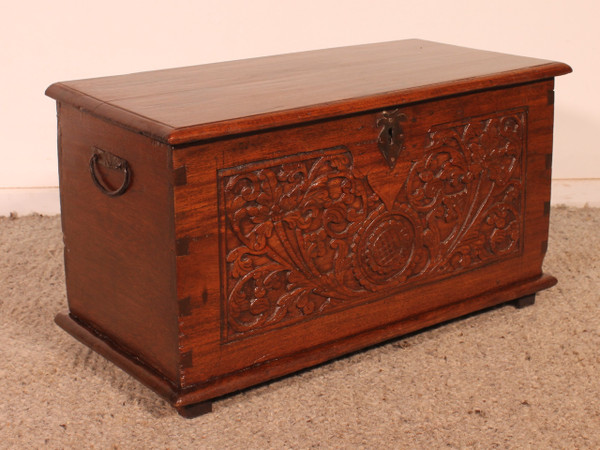 Small Indian Spice Chest - 19th Century