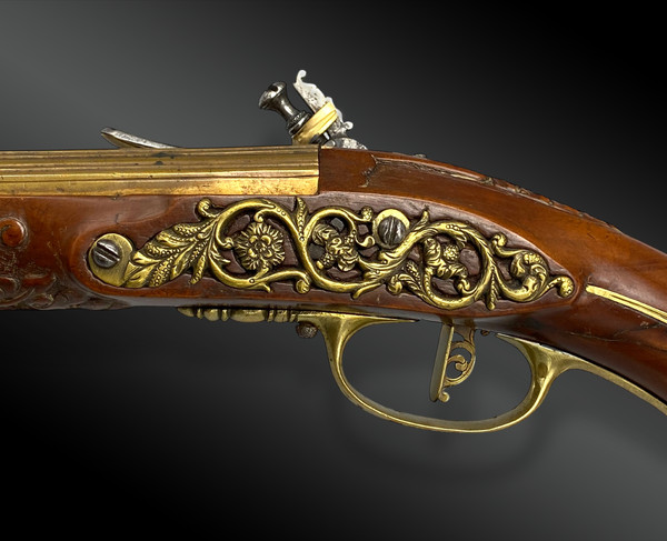 Officer's flintlock saddle pistol, attributed to Gavacciolo, Brescia. Italy, circa 1680