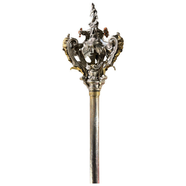 Marian Procession Staff From Trapani - 18th Century