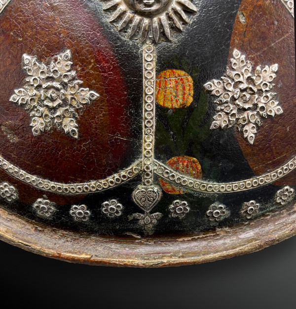 BOUCLIER Dhal - Culture Indo-Perse, Mewar, Inde - Vers 1800