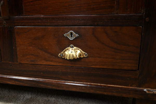 Pondichery spice cabinet, Teak and Rosewood - 1900