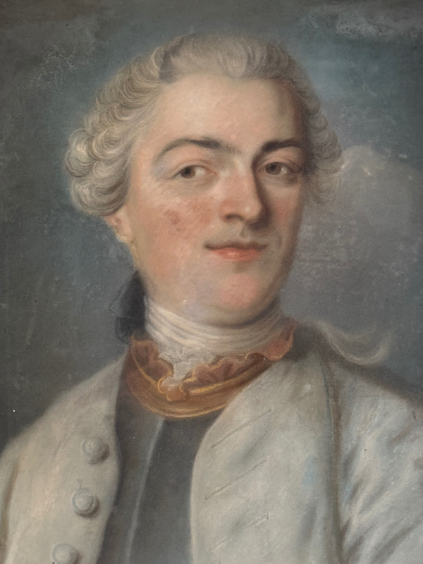 Portrait of a Man Louis XVI period pastel, circa 1780.