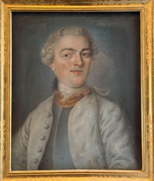 Portrait of a Man Louis XVI period pastel, circa 1780.