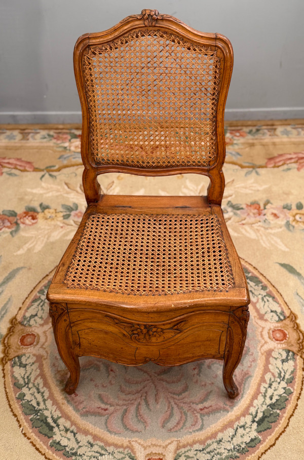 Louis XV period Chaise De Commodité, circa 1760.