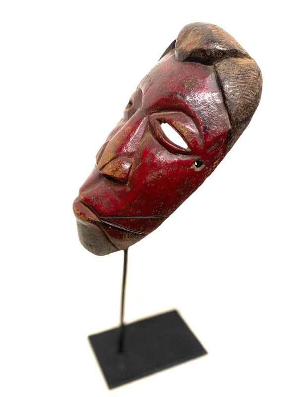 Kleine anthropomorphe Maske MOSSI aus Burkina Faso