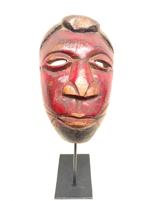 Kleine anthropomorphe Maske MOSSI aus Burkina Faso