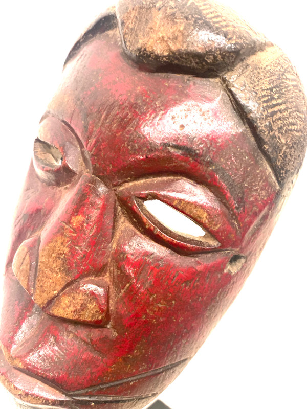 Kleine anthropomorphe Maske MOSSI aus Burkina Faso