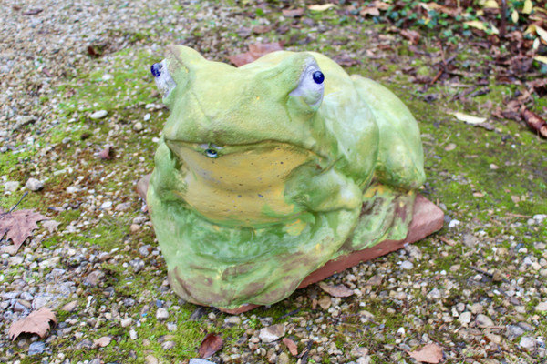 Grenouille De Bassin en pierre reconstituée 