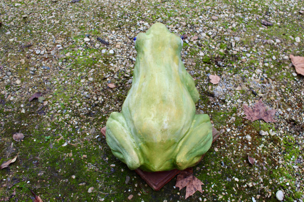 Grenouille De Bassin en pierre reconstituée 