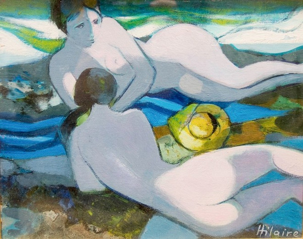 "Bathers", Camille Hilaire,