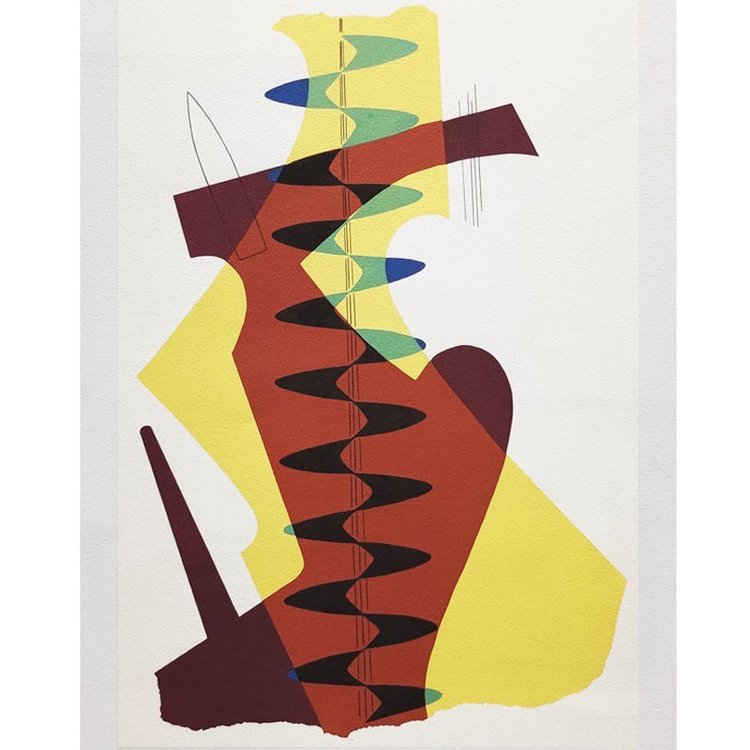 1970er Jahre Gorgeous Man Ray "The Meeting" Limitierte Auflage Lithographie