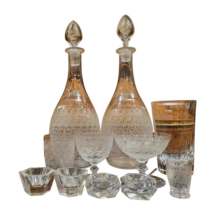 Ensemble Baccarat (45 Pièces + 2 Carafes)