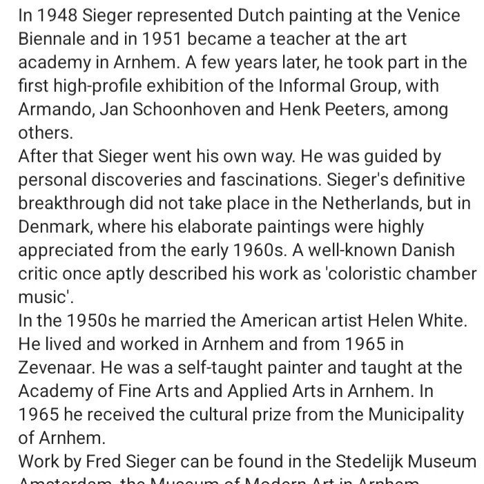 FRED SIEGER 1902/1999