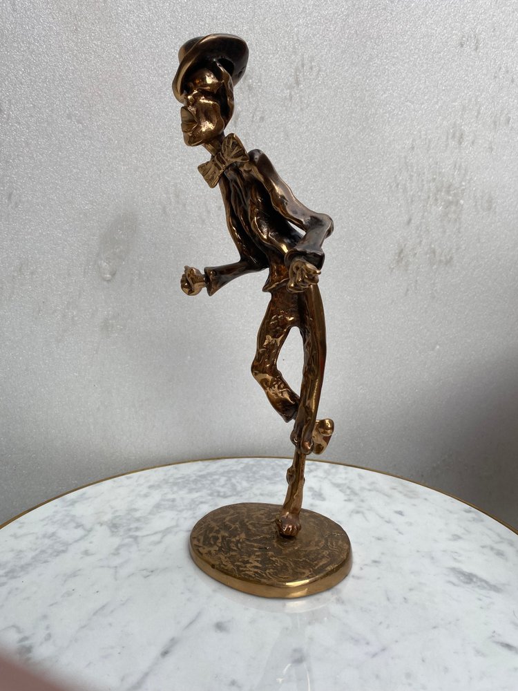 1970/80 'Le Jazz Band' 4 sculture in bronzo, firmate LOHE