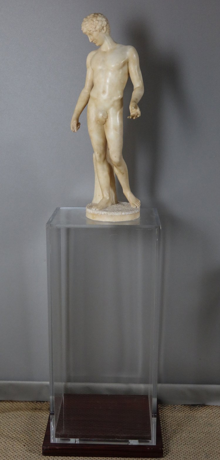 Scultura di Apollo in alabastro del XIX secolo