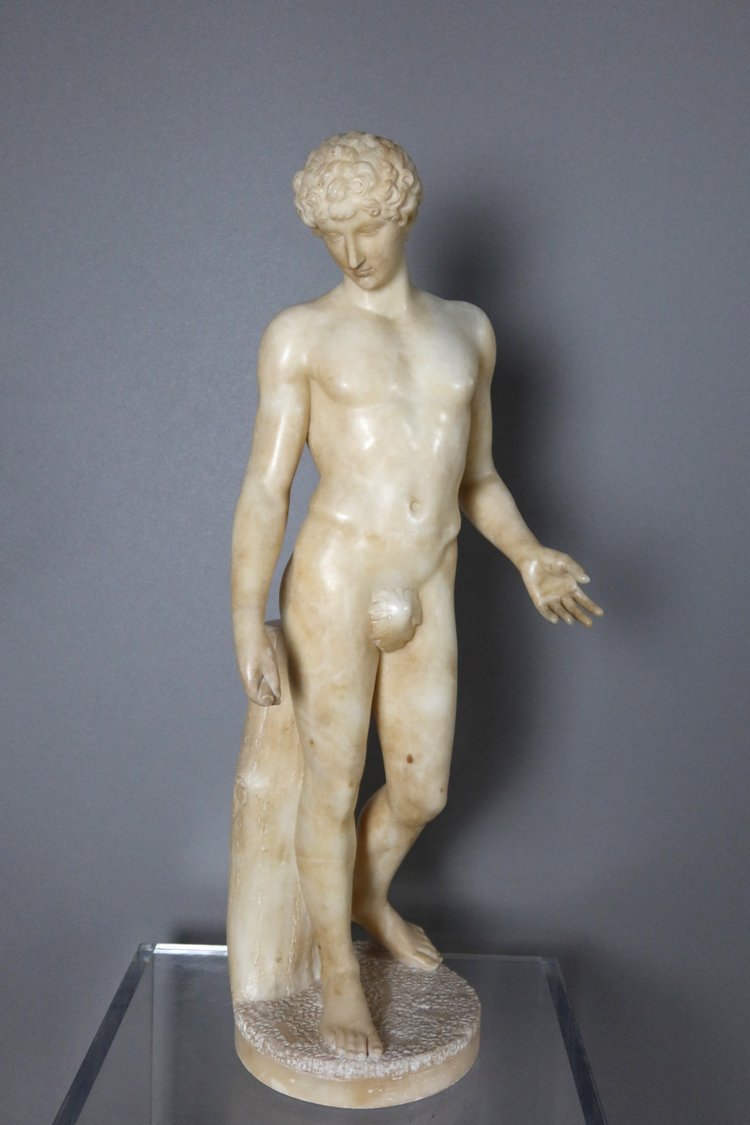 Scultura di Apollo in alabastro del XIX secolo