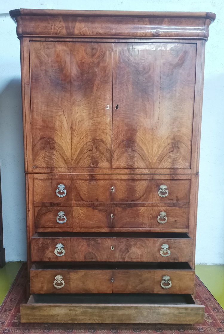 Commode cabinet secrétaire époque Charles X