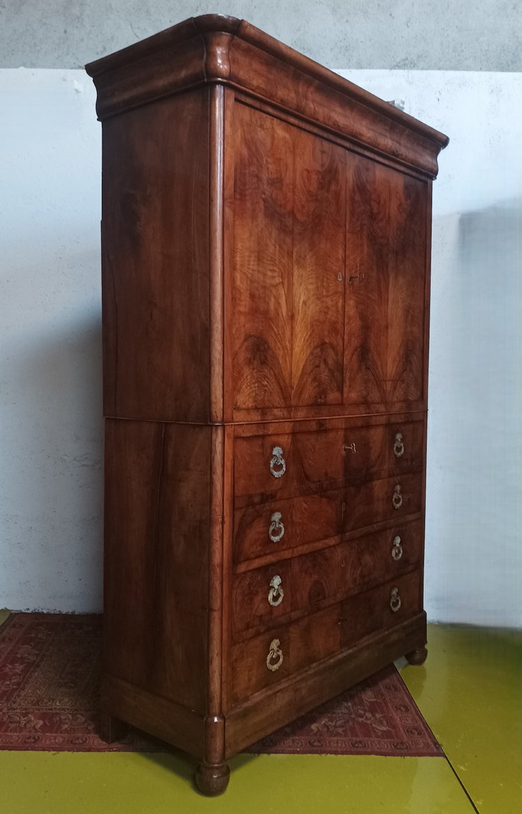 Commode cabinet secrétaire époque Charles X