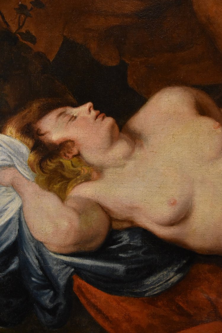 Jupiter et Antiope, Anthoon Van Dyck (Anvers 1599 - Londres 1641) Suiveur