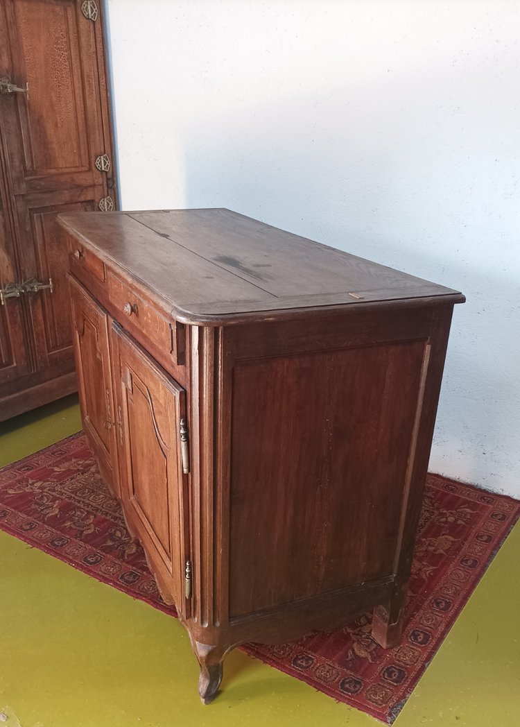 Louis XV oak sideboard