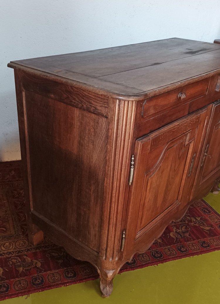 Louis XV oak sideboard