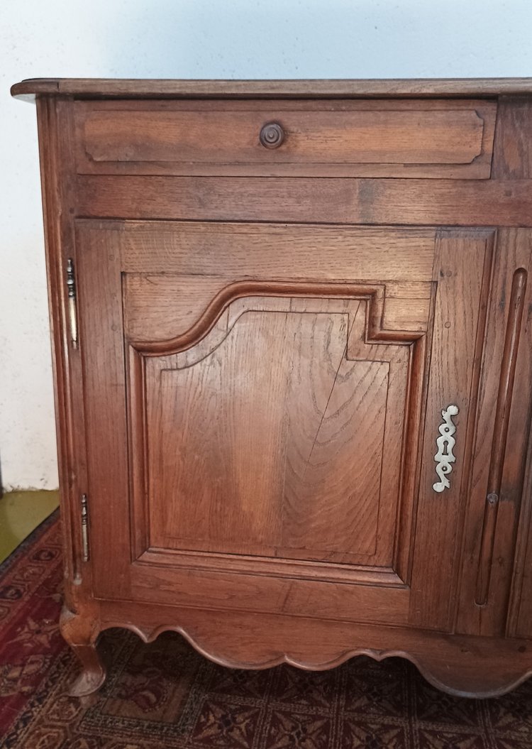 Louis XV oak sideboard