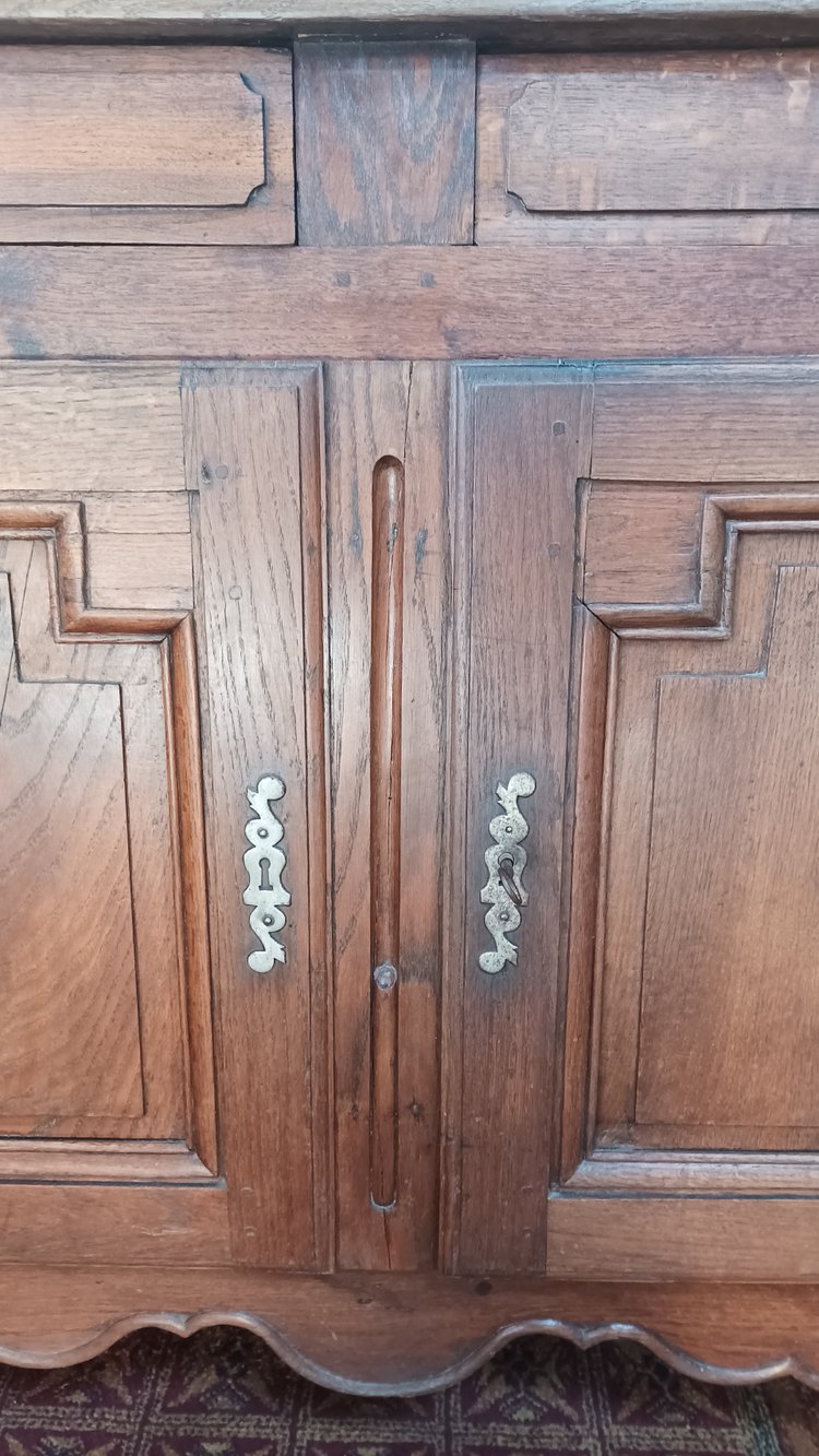 Louis XV oak sideboard