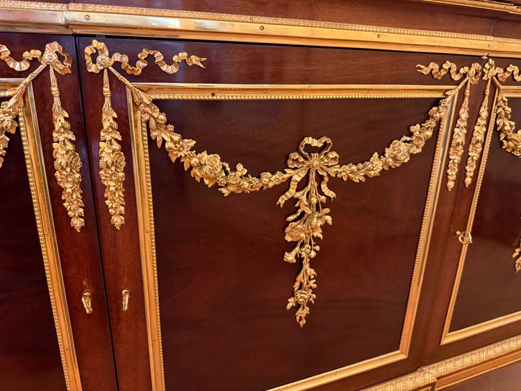 LOUIS XVI ENFILADE BUFFET IN THE STYLE OF ADAM WEISWEILER