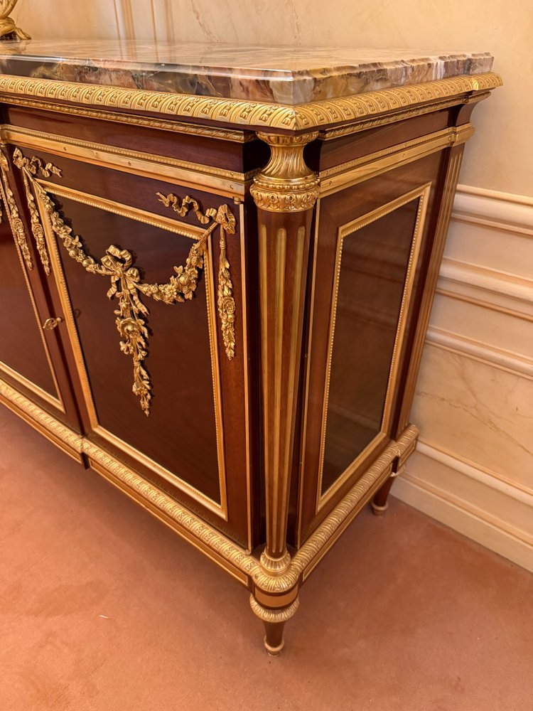 LOUIS XVI ENFILADE BUFFET IN THE STYLE OF ADAM WEISWEILER