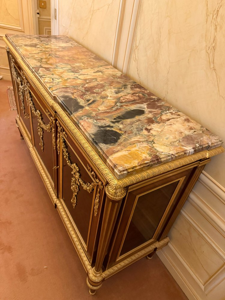 LOUIS XVI ENFILADE BUFFET IN THE STYLE OF ADAM WEISWEILER