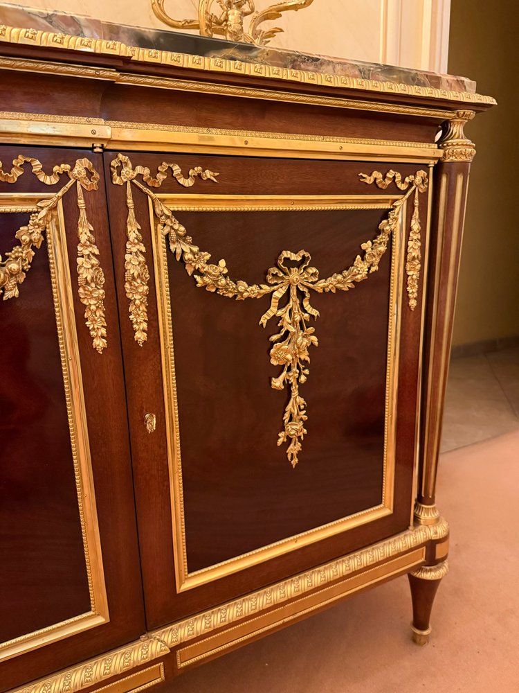 LOUIS XVI ENFILADE BUFFET IN THE STYLE OF ADAM WEISWEILER