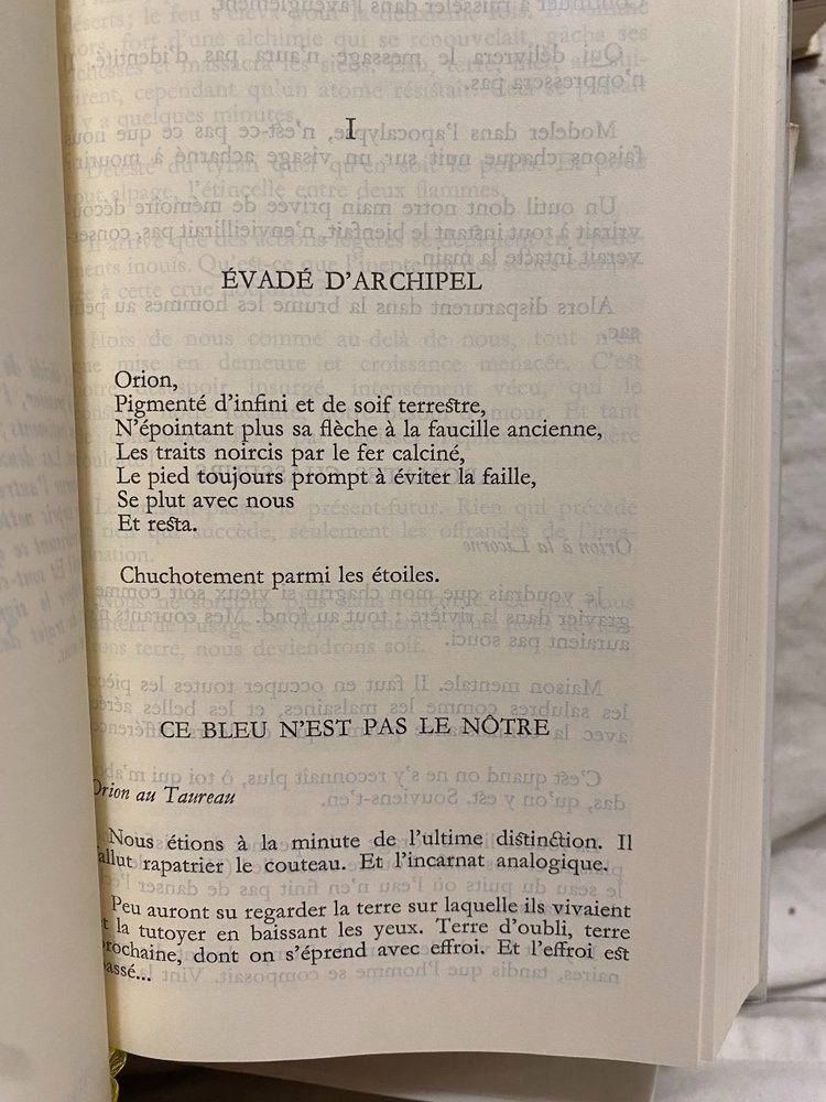 Ensemble de quatres volumes de "la Pléïade" PROUST ,SAINT-SIMON , BALZAC & RENE CHAR état neuf