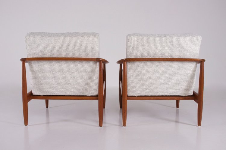 Pair of Scandinavian-style armchairs