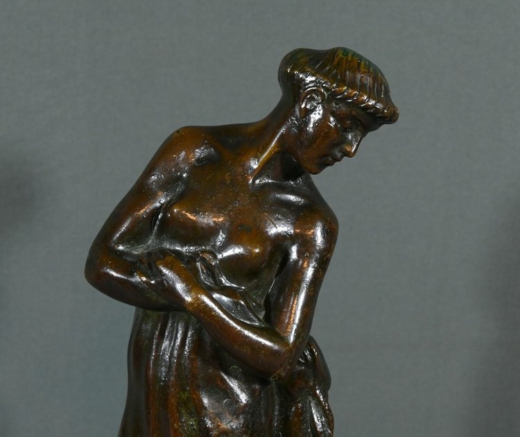 Bronze "Die Frau mit dem Rehkitz", Atelier Primavera - 1930