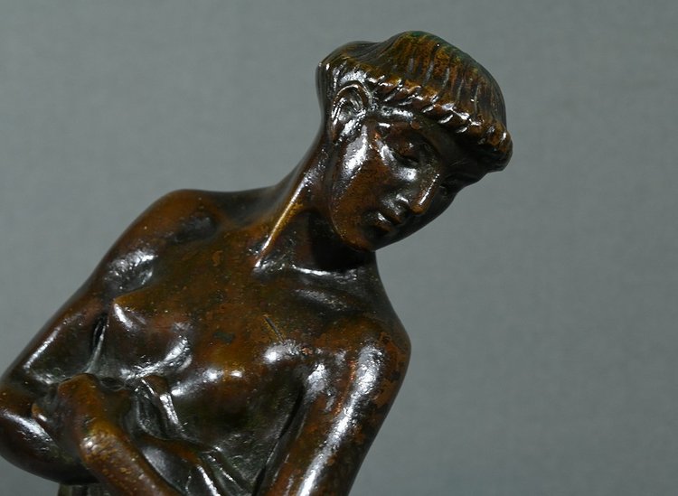 Bronze "Die Frau mit dem Rehkitz", Atelier Primavera - 1930